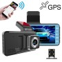 H808 4 -дюймовый автомобиль HD Double Recording Driving Recorder, Wi -Fi + Gravity Parking Monitoring + GPS