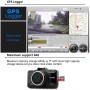 GS98C CAR DVR Camera 2,7-дюймовый ЖК-экран HD 2304 x 1296p 170 градусов широкоугольный обзор, обнаружение движения поддержки / TF-карта / G-сенсор / HDMI (черный)