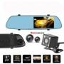 Anytek T22 Car Camera 5-дюймовая IPS с сенсорным экраном двойной линзы FHD 1080p Car DVR камера