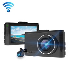 KG390 3 -дюймовый экран IPS TS Stream Wi -Fi HD Driving Recorder, стиль:, сортировка по цвету: двойная запись